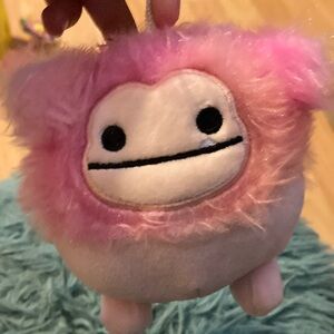 Squishmallows Pink and White Plush Toy
